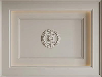 French Ceiling Bedroom Ceiling Guest Restaurant Ceiling Hall Away Ceiling 3d model