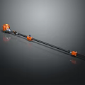 Durable Pole Saw Hardware Tool With Long Extension Pole And Orange Parts