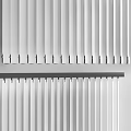 Modern White Vertical Window Blinds for Stylish Home Interior Decoration 3d model
