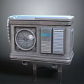 Hurricane Air Cooler Fan With Metal Casing And Industrial Ventilation Grille Design