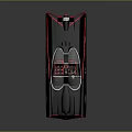 Batman Inspired Classic Black Car With Red Accents And Convertible Design