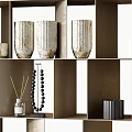 Modern Bookshelf Decorative Rack Ornaments 3d model