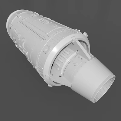 Modern Industrial LOFT Machinery 3d model