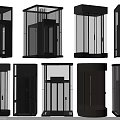 Modern Elevator Designs Featuring Various Glass Metal And Exterior Style Options