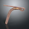 Crossbow Mechanical Crossbow Shift Bow and Arrow Shoot Far Equipment Weapons High-tech Crossbow 3d model