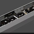 Modern Furniture Showroom With Multiple Display Areas Featuring Bed Sofa And Cabinet Setups