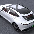Aston Martin White SUV With Black Roof Sleek Design Black Grille And Green License Plate