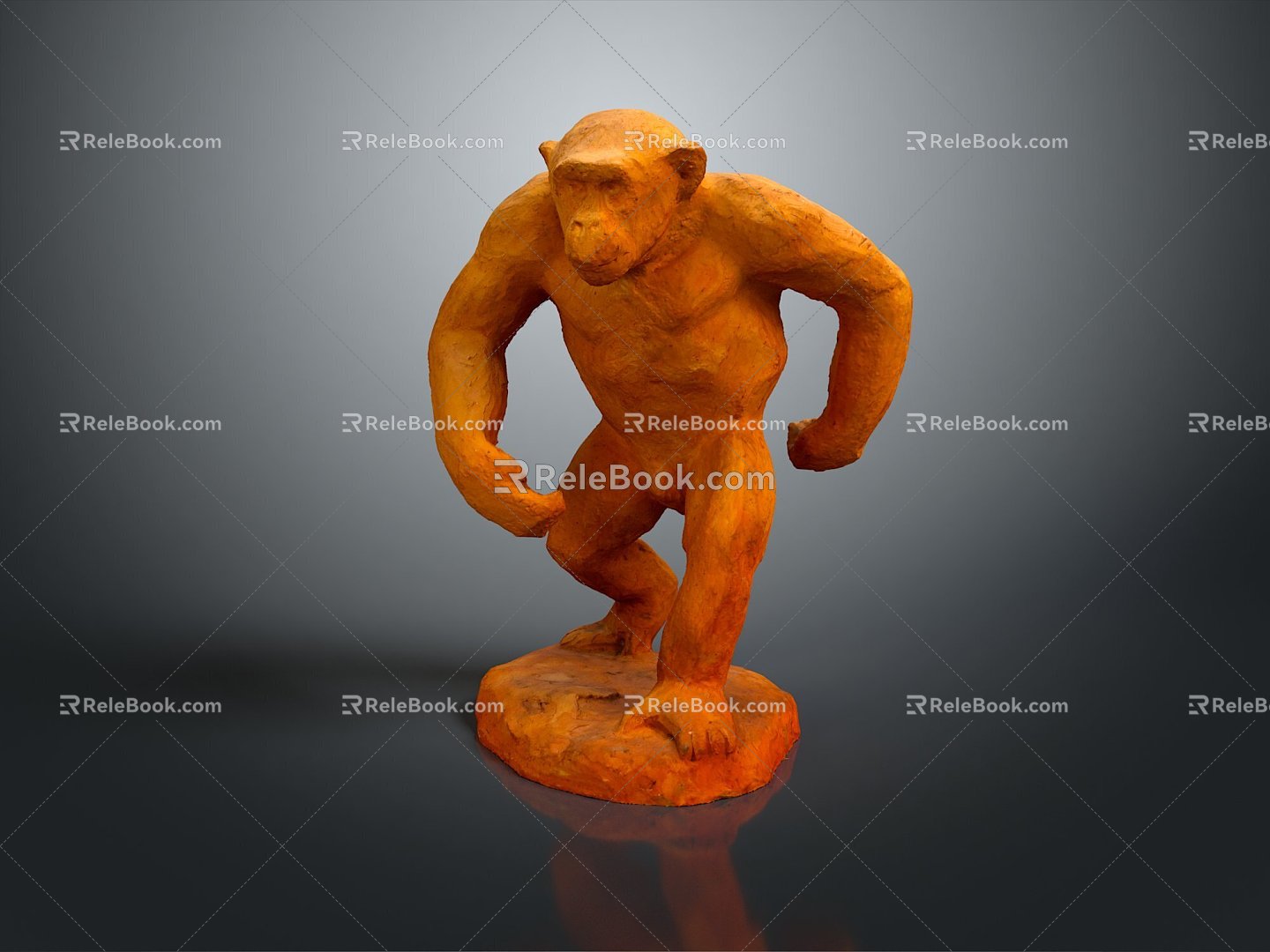 Monkey Monkey Cartoon Monkey Anime Monkey Stylized Monkey Fantasy Style Monkey Toy 3d model