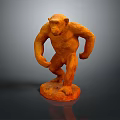 Monkey Cartoon Monkey Anime Monkey Stylized Monkey Fantasy Style Monkey Toy 3d model