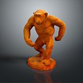 Monkey Monkey Cartoon Monkey Anime Monkey Stylized Monkey Fantasy Style Monkey Toy 3d model