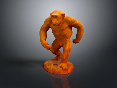 Monkey Cartoon Monkey Anime Monkey Stylized Monkey Fantasy Style Monkey Toy 3d model