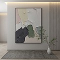 modern decorative painting 3d model