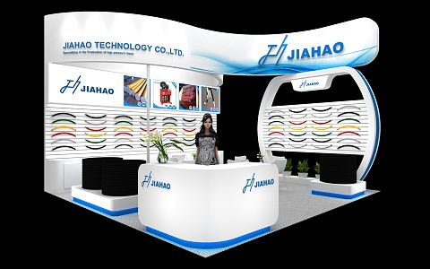 Modern Exhibition Construction Machinery Exhibition Booth Exhibition Hall Exhibition Temporary Exhibition Expo Tour Exhibition 3d model