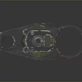 Tactical Combat Knife With Serrated Metal Blade And Textured Gray Handle