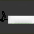 Modern EV Fast Charger With White Body Green Display And Charging Cable