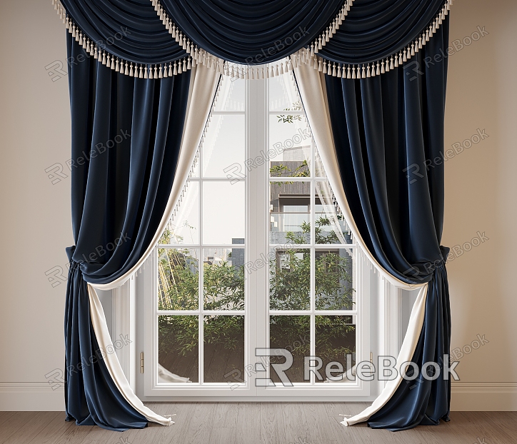 Modern home curtains model