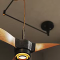 Modern Wooden Pendant Lights With Umbrella Shaped Design And Warm Light Accents