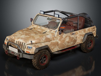 modern military vehicles military off-road 3d model