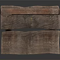 Rustic Wooden Chair Crafted From Natural Wood With Smooth Surface And Stable Legs