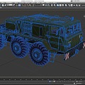 Truck Heavy Truck Heavy Vehicle MAZ537 Missile Transporter Armored Vehicle Transporter Low Face Number Low Model Times Film and Television Level 3d model