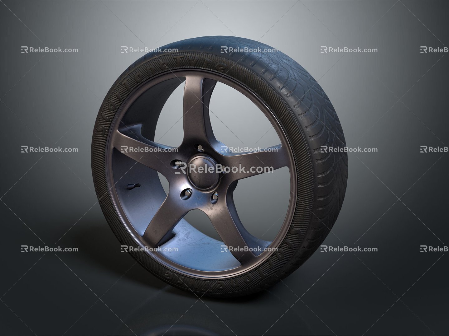 Modern tire tire wheel Volkswagen wheel hub model