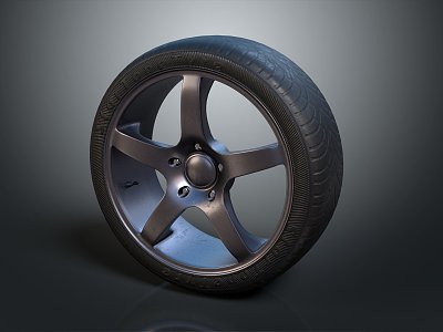 Modern tire wheel Volkswagen wheel hub model