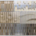 Modern Room Dividers With Various Slatted Wooden Panels For Home Interior