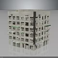 Multi storey Residential Building Exterior With Balconies Windows And Doors