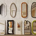 Decorative Wall Mirrors With Various Shapes And Modern Designs For Home Decor