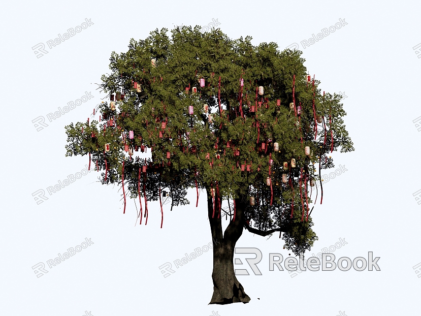 Landscape Tree Blessing Tree model