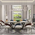 Duplex Living Room Interior With Large Windows Green Plant View And Black White Geometric Rug