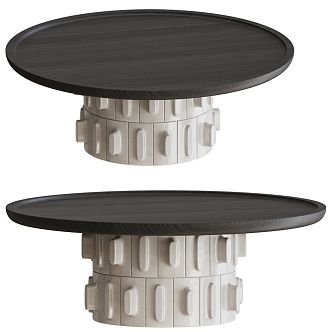 AVILUM COFFEE TABLE round table coffee table 3d model