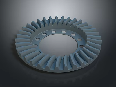 gear large gear small gear cast iron gear internal gear external gear bevel gear 3d model