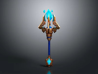 Scepter Ancient Scepter Cane Ancient Scepter Magic Scepter Metal Scepter Classical Scepter Magic Scepter 3d model
