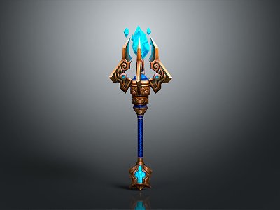 Scepter Ancient Scepter Cane Ancient Scepter Magic Scepter Metal Scepter Classical Scepter Magic Scepter 3d model