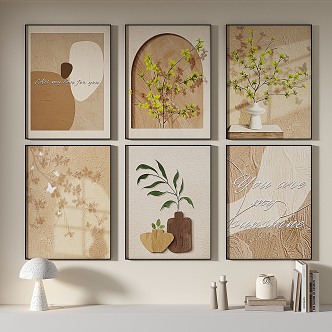 Simple Decorative Painting 3d model