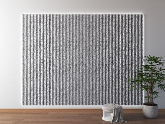 Modern rubble wall rock wall background wall thin strip rubble wall rubble background wall cultural stone wall surface 3d model