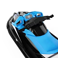 Sea Doo Jet Skis With Black And Blue Design