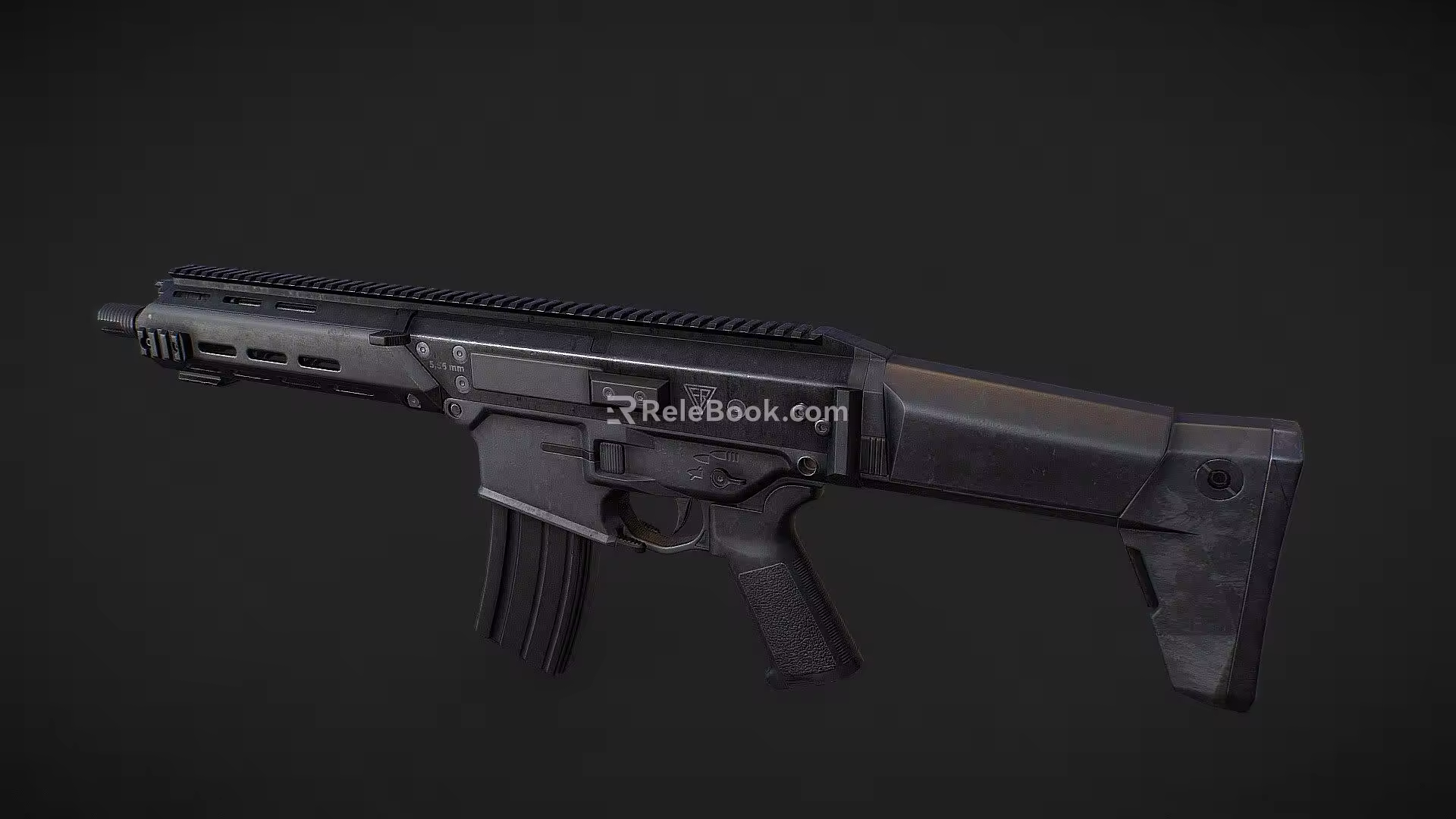 submachine gun 3d model