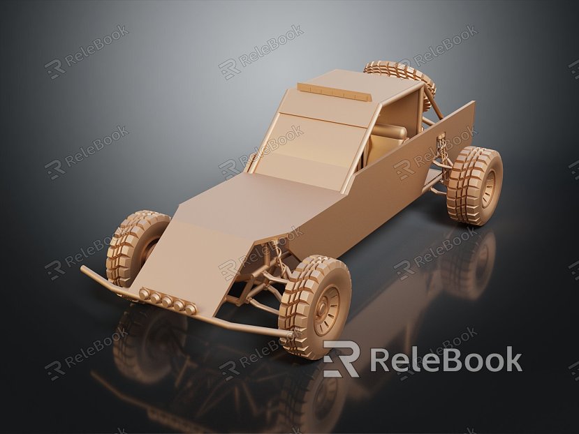 Modern Toy Car All-terrain Vehicle Four-wheeler Beach Car model