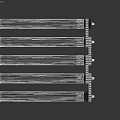 Industrial Stainless Steel Conveyor Roller Equipment With Chain Connected Metal Components
