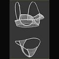 Elegant Black Lace Lingerie Set With Bras And Matching Panties