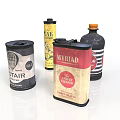 Vintage Labeled Household Containers And Bottles Including COIR MYRIAD Coffee Cleanser Starch Supplies