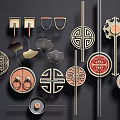 Chinese Handhandle combination 3d model