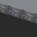 Elegant Metal Railing With Interlaced Curved Lines Decorative Outdoor Fence Design