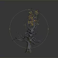 Wooden Stone Decorative Sculpture With Natural Tree Design And Artistic Base
