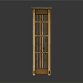 Natural Wooden Multi Tier Storage Shelf With Spacious Shelves And Stable Structure