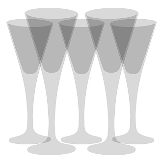 Modern Wine Glass Tableware 3d model