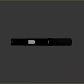 Black Tactical Pistol With Textured Grip And Metallic Finish On Grey Background