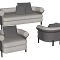 Modern Combination Sofa 3d model